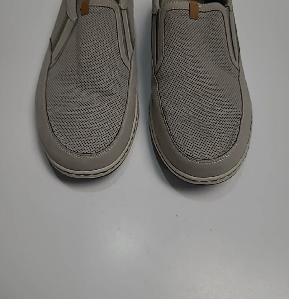 Dunham Fitsync by New Balance Slip-On Shoes in Light Gray - Size 12 2E Width